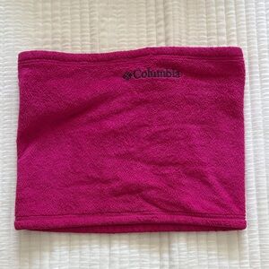 Columbia Magenta Fleece Neck Warmer ski gaiter